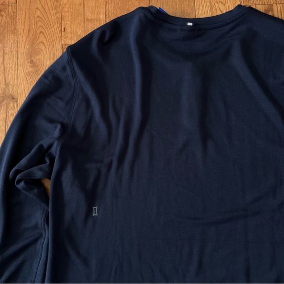 Kit + Ace Men's BFT Long-sleeve henley, size L, navy - Picture 4 of 6